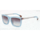 Armani EA4017F Progressive Prescription Sunglasses EA4017F-51278G-53 - Lens Diameter 53 mm, Frame Color Opal Green/brown