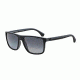Armani EA4033 Single Vision Prescription Sunglasses EA4033-5229T3-56 - Lens Diameter 56 mm, Frame Color Black/grey Rubber