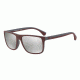 Armani EA4033 Single Vision Prescription Sunglasses EA4033-56166G-56 - Lens Diameter 56 mm, Frame Color Top Bordeaux On Dk Grey Rubber