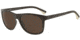 Armani EA4034 Progressive Prescription Sunglasses EA4034-526073-57 - Lens Diameter 57 mm, Frame Color Matte Brown