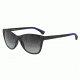 Armani EA4046 Single Vision Prescription Sunglasses EA4046-53238G-56 - Lens Diameter 56 mm, Frame Color Matte Black