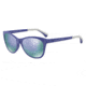 Armani EA4046 Single Vision Prescription Sunglasses EA4046-53434V-56 - Lens Diameter 56 mm, Frame Color Matte Violet