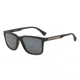 Armani EA4047 Progressive Prescription Sunglasses EA4047-506381-56 - Lens Diameter 56 mm, Frame Color Black Rubber