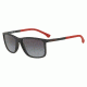 Armani EA4058 Single Vision Prescription Sunglasses EA4058-56498G-58 - Lens Diameter 58 mm, Frame Color Black Rubber