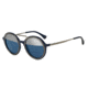 Armani EA4062 Single Vision Prescription Sunglasses EA4062-54521X-49 - Lens Diameter 49 mm, Frame Color Blue/Gunmetal