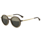 Armani EA4062 Single Vision Prescription Sunglasses EA4062-54631Z-49 - Lens Diameter 49 mm, Frame Color Brown/Pale Gold