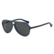 Armani EA4063 Single Vision Prescription Sunglasses EA4063-546787-58 - Lens Diameter 58 mm, Frame Color Top Grey On Opal Blue