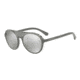 Armani EA4067 Single Vision Prescription Sunglasses EA4067-55216G-54 - Lens Diameter 54 mm, Frame Color Transparent Grey/grey