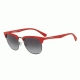 Armani EA4072 Progressive Prescription Sunglasses EA4072-55928G-52 - Lens Diameter 52 mm, Frame Color Matte Red