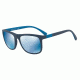 Armani EA4079 Progressive Prescription Sunglasses EA4079-550455-57 - Lens Diameter 57 mm, Frame Color Matte Blue