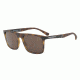 Armani EA4097 Progressive Prescription Sunglasses EA4097-508973-56 - Lens Diameter 56 mm, Frame Color Matte Havana
