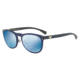 Armani EA4098 Progressive Prescription Sunglasses EA4098-556355-54 - Lens Diameter 54 mm, Frame Color Transparent Blue
