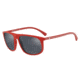 Armani EA4118F Prescription Sunglasses EA4118F-56906G-59 - Lens Diameter 59 mm, Frame Color Red Rubber