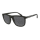 Armani EA4124 Progressive Prescription Sunglasses, 57mm, Matte Black, EA4124-573381-57-PRO