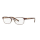 Armani Exchange AX1010 Progressive Prescription Eyeglasses, 50mm, Brown, AX1010-6001-50-PRO