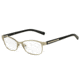Armani Exchange AX1010 Progressive Prescription Eyeglasses 6027-53 - Satin Silver/black Frame
