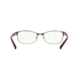 Armani Exchange AX1010 Progressive Prescription Eyeglasses, 50mm, Satin Berry Jam/satin Silver, AX1010-6050-50-PRO
