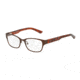 Armani Exchange AX1013 Single Vision Prescription Eyeglasses 6055-50 - Satin Brown/Orange Tort Frame