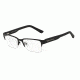 Armani Exchange AX1014 Bifocal Prescription Eyeglasses 6063-53 - Satin Black/Matte Black Frame