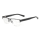 Armani Exchange AX1018 Single Vision Prescription Eyeglasses, 54mm, Black, AX1018-6000-54-SV