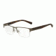 Armani Exchange AX1018 Single Vision Prescription Eyeglasses 6017-54 - Matte Gunmetal Frame