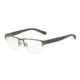 Armani Exchange AX1018 Single Vision Prescription Eyeglasses 6086-54 - Matte Gunmetal Frame