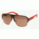 Armani Exchange AX2011S Bifocal Prescription Sunglasses AX2011S-809873-58 - Lens Diameter 58 mm, Frame Color Olive/satin Tango Red