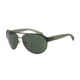 Armani Exchange AX2015S Single Vision Prescription Sunglasses AX2015S-608071-62 - Lens Diameter 62 mm, Frame Color Matte Mallard Green
