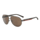 Armani Exchange AX2022S Progressive Prescription Sunglasses AX2022S-601773-60 - Lens Diameter 60 mm, Frame Color Matte Gunmetal