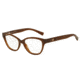 Armani Exchange AX3013 Progressive Prescription Eyeglasses 8092-52 - Brown Milky Frame