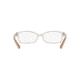 Armani Exchange AX3017 Progressive Prescription Eyeglasses, 52mm, Transparent Beige, AX3017-8279-52-PRO