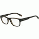 Armani Exchange AX3018 Bifocal Prescription Eyeglasses 1840-53 - Black/dk Grey Transparent Frame