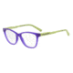 Armani Exchange AX3044 Progressive Prescription Eyeglasses 8222-53 - Opal Violet Frame