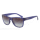 Armani Exchange AX4008 Single Vision Prescription Sunglasses AX4008-802511-56 - Lens Diameter 56 mm, Frame Color Matte Marine Transparent