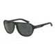 Armani Exchange AX4028S Single Vision Prescription Sunglasses AX4028S-807887-60 - Lens Diameter 60 mm, Frame Color Matte Black