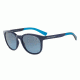 Armani Exchange AX4050S Single Vision Prescription Sunglasses AX4050S-81878F-54 - Lens Diameter 54 mm, Frame Color Blue
