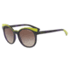 Armani Exchange AX4064SF Single Vision Prescription Sunglasses AX4064SF-822613-55 - Lens Diameter 55 mm, Frame Color Violet Havana/lime