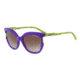 Armani Exchange AX4065S Single Vision Prescription Sunglasses AX4065S-822213-55 - Lens Diameter 55 mm, Frame Color Opal Violet