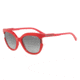 Armani Exchange AX4065S Single Vision Prescription Sunglasses AX4065S-822311-55 - Lens Diameter 55 mm, Frame Color Opal Red