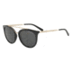 Armani Exchange AX4068S Single Vision Prescription Sunglasses AX4068S-815887-55 - Lens Diameter 55 mm, Frame Color Black