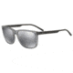 Armani Exchange AX4070SF Single Vision Prescription Sunglasses AX4070SF-82396G-58 - Lens Diameter 58 mm, Frame Color Transparent Magnet Grey