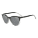 Armani Exchange AX4077S Bifocal Prescription Sunglasses, 55mm, Black/Transparent Smoke, AX4077S-82556G-55-BI