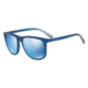 Armani Exchange AX4078S Progressive Prescription Sunglasses, 56mm, Matte Transp Navy, AX4078S-825955-56-PRO