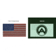 Armasight Dual IR Patch, US Flag, 5x9cm, Red/White/Blue, Single, AGPCUSM001