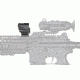 Armasight MCS Day Time Red Dot Sight, Black DAS01XX25MCSBLC 
