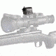 Armasight MCS Day Time Red Dot Sight, Black DAS01XX25MCSBLC 