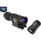 Armasight OPMOD PVS-14 Night Vision 1x26mm Monocular w/ 3x Magnifier, Gen 3, 72-81 lp/mm, Black, NAMPVS14OPG9D41