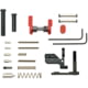 Armaspec AR10 Gun Builders Lower Parts Kit, SS/Red, ARM150-RED