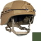 ArmorSource AS-200 Full Cut NIJ IIIA Fully Loaded Ballistic Helmet, Cam Green, Small, 200SRCCGSU3LR3KV2