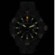 Armourlite Caliber Series White Watch With Rubber Band, Black/White, Small AL613